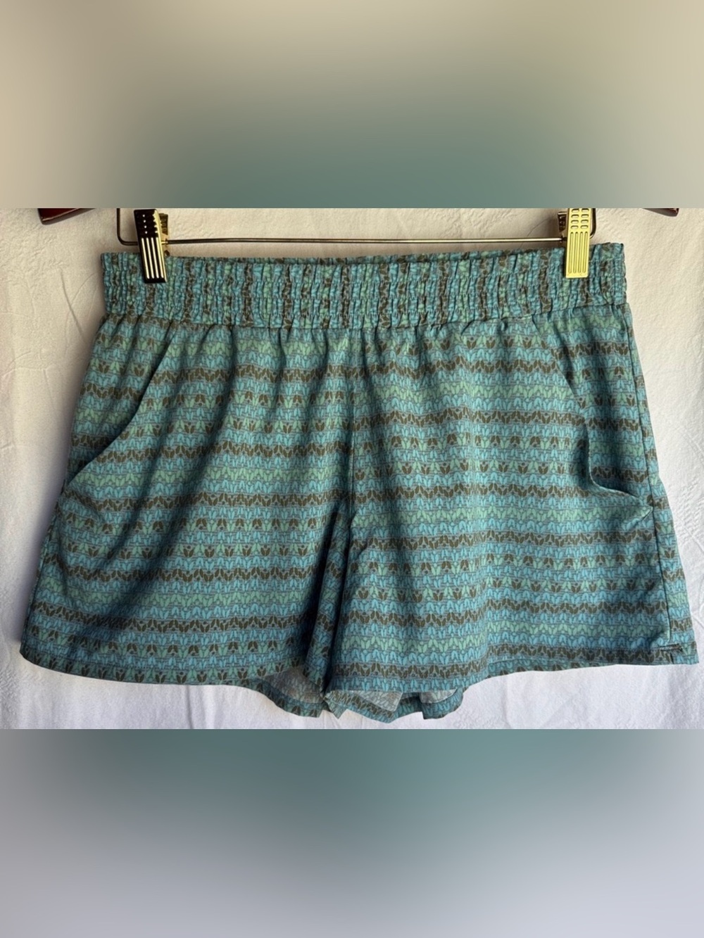 Toad & Co. Sunkissed Pull on Shorts-Teal  Size Small